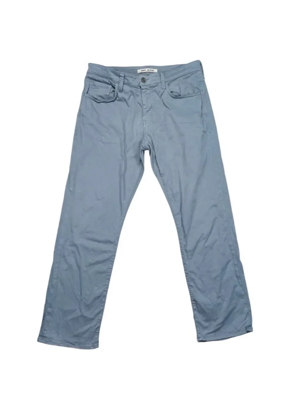 Mavi Matt Denim Jeans 34x30 Men Cotton Light Blue Casual Office Stretch Travel
